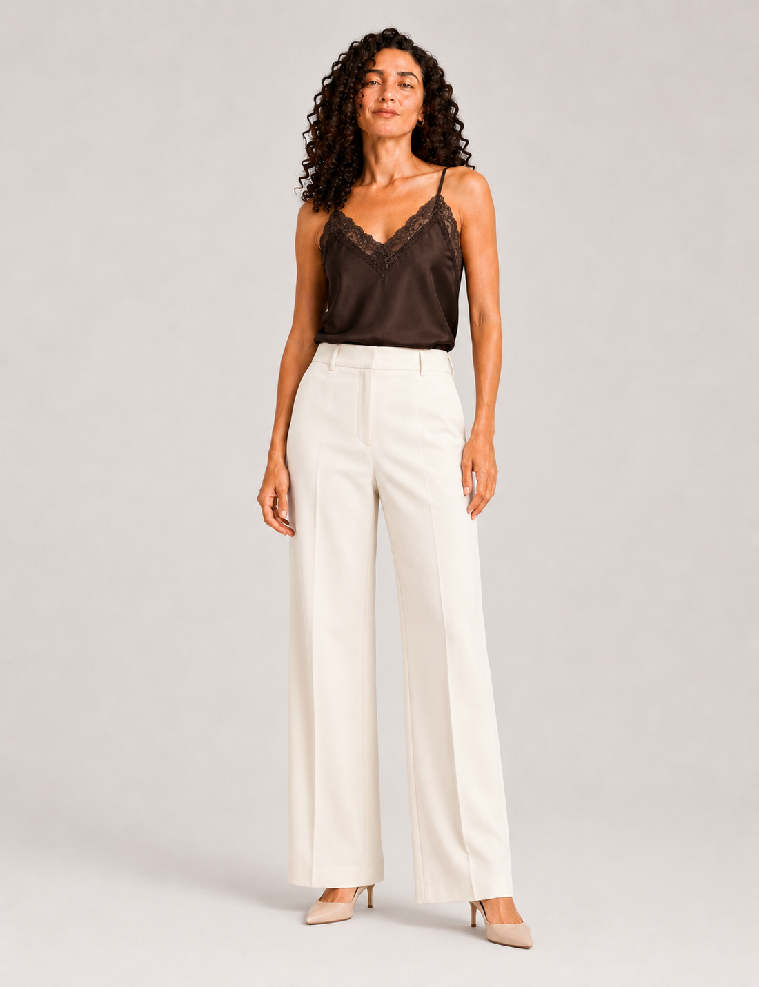 Top Lencero Raso Chocolate