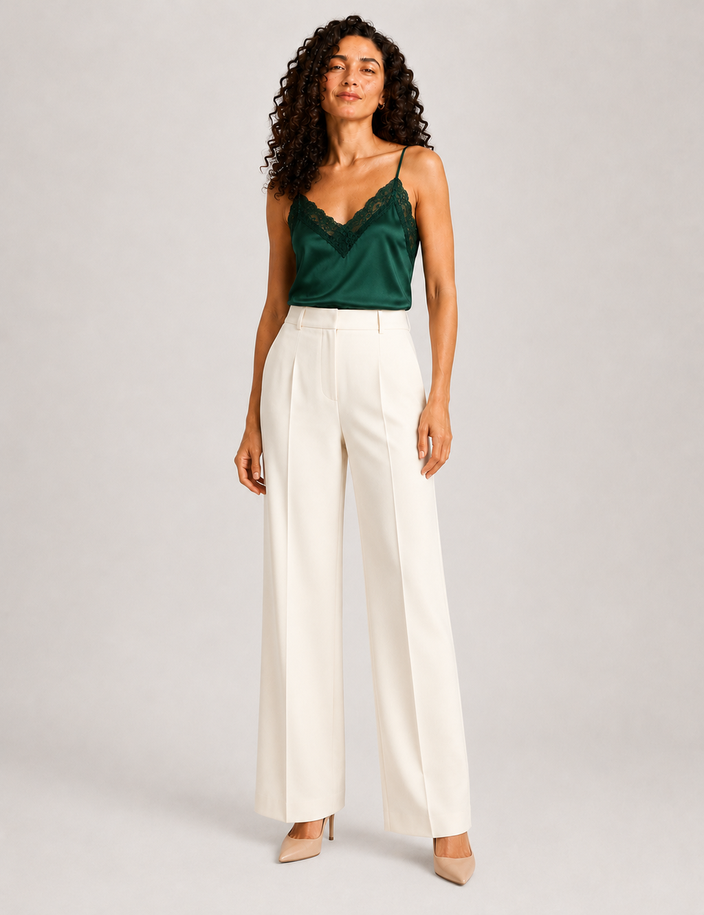 Top Lencero Raso Verde