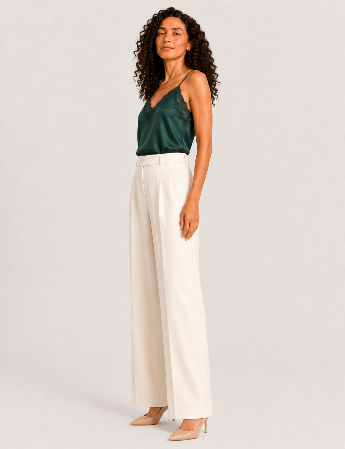 Top Lencero Raso Verde