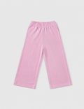 Pantalón Wide Leg Junior Rosa