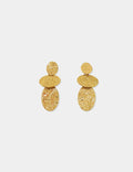 Pendientes Óvalos Dorados