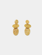 Pendientes Óvalos Dorados