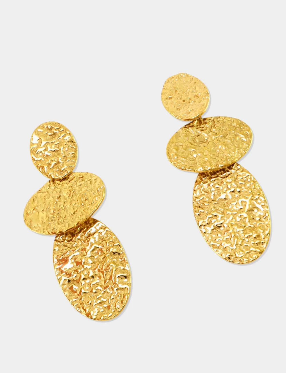 Pendientes Óvalos Dorados