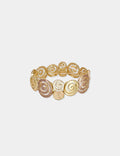 Pulsera Espirales Dorada