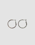 Pendiente Aro Grande Plateado