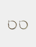Pendientes Acero Aro Plateado