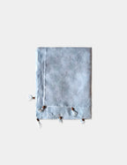 Pañuelo Liso Bolitas Azul
