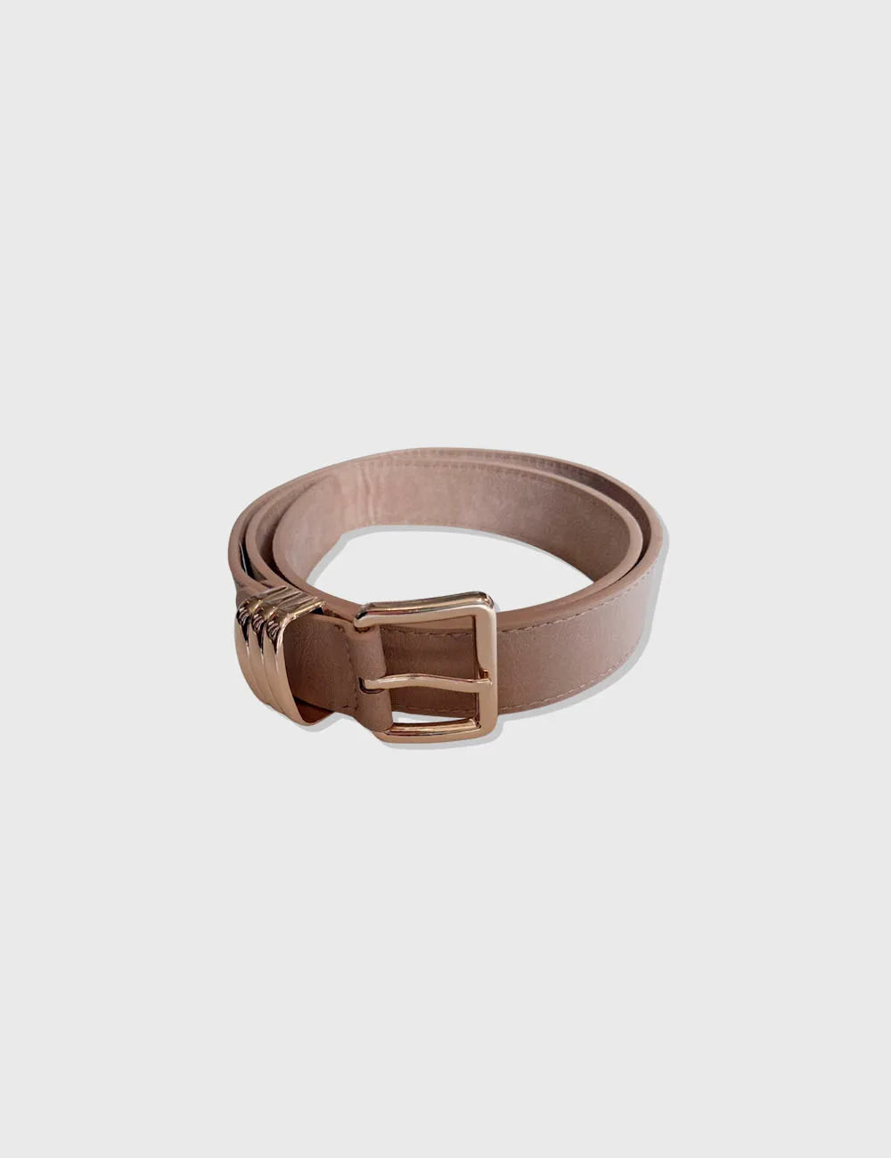 Cinturón Liso Beige
