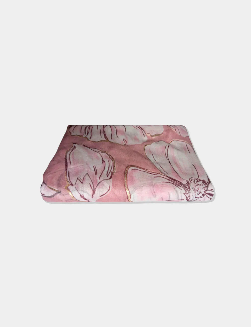 Pañuelo Estampado Flores Rosa