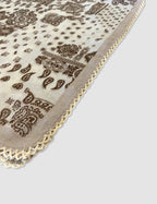 Pañuelo Estampado Puntilla