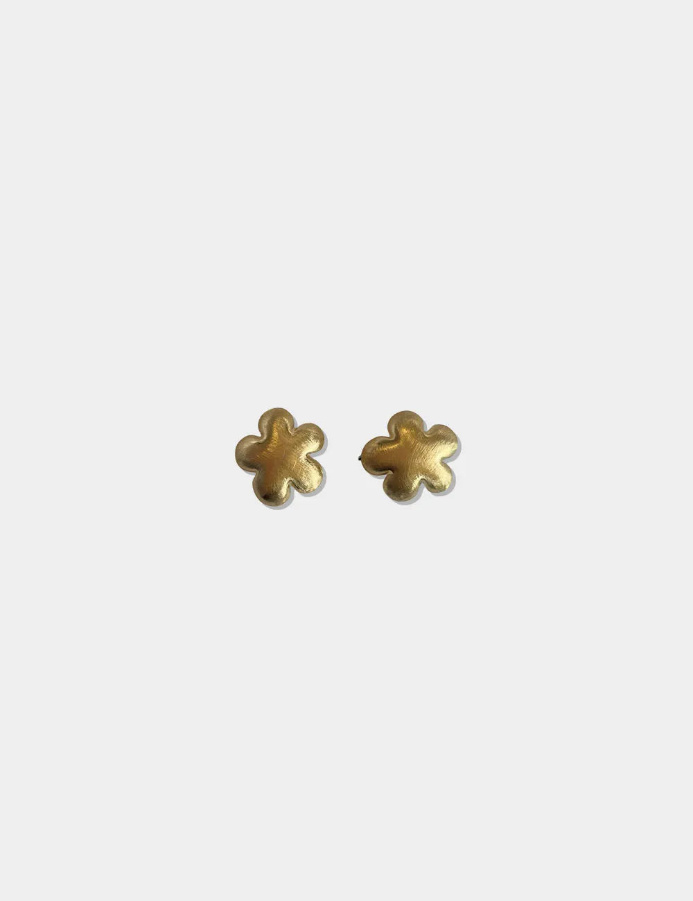 Pendientes Acero Flor Dorados